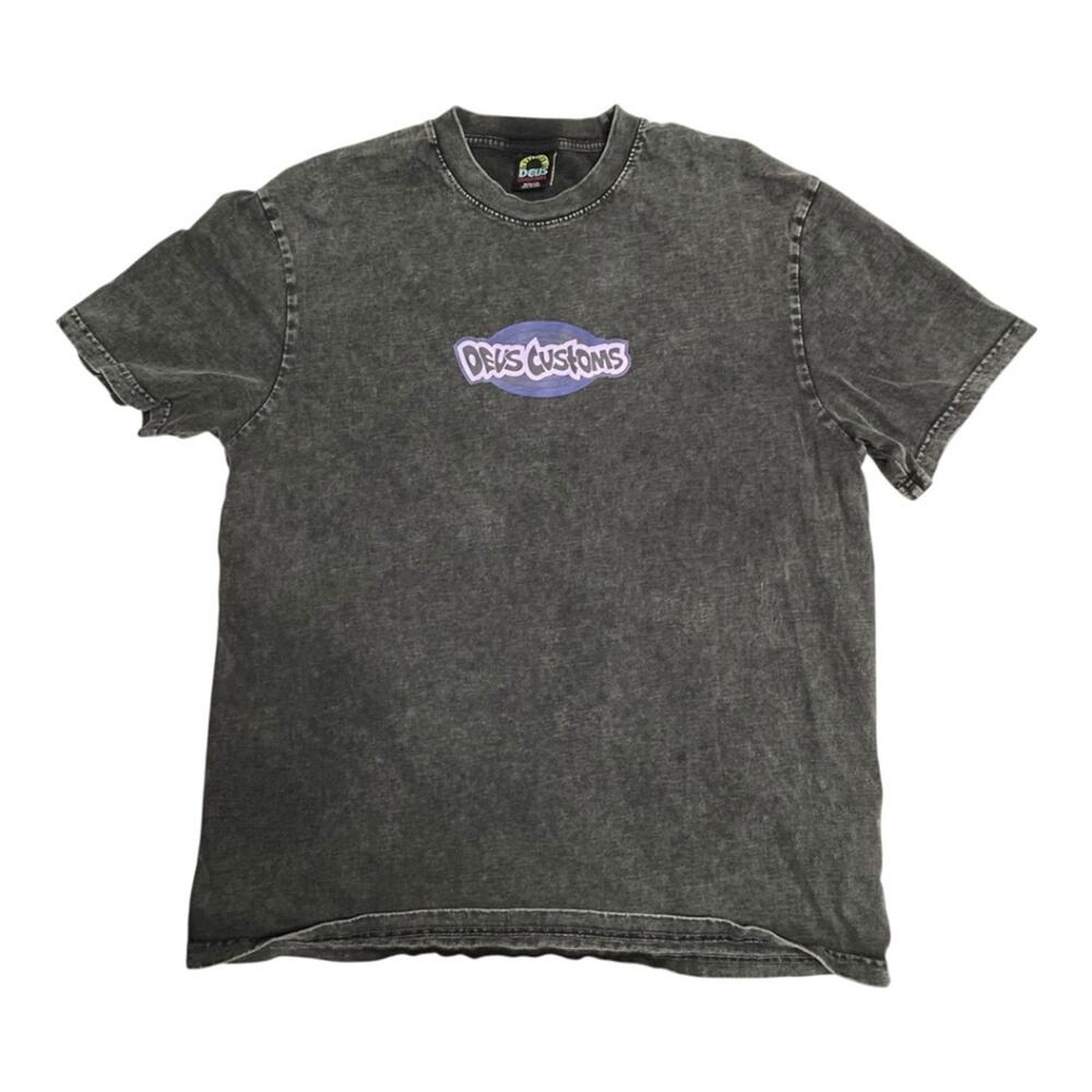 Deus Ex Machina Dues Customs Acid Wash Jam Tee M